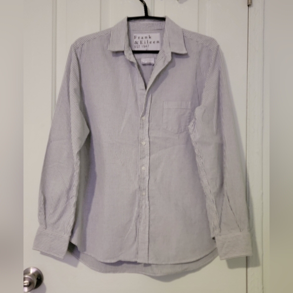Frank & Eileen,Eileen Relaxed Button-Up Shirt, Size Large - Picture 3 of 10
